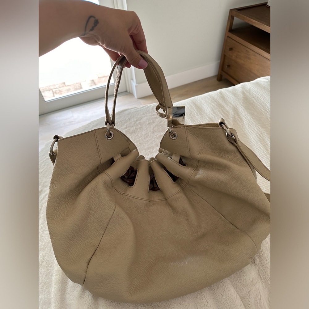 Furla Cream-Sand Colored Handbag - Picture 5 of 14